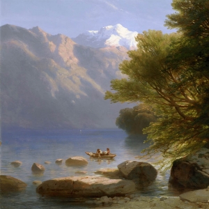 Калам Александр. Озеро Тун (1854)
