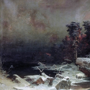 Мещерский Арсений. Зимний вечер (1866)