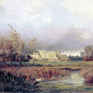 Волков Ефим. Болото осенью (1871)