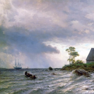 Лагорио Лев. Северный пейзаж (1872)