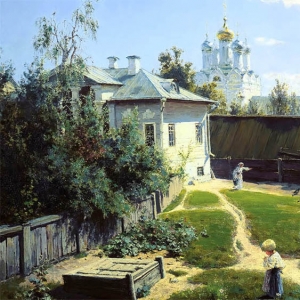 Поленов Василий. Московский дворик (1878)