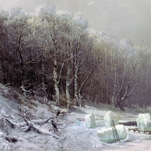 Мещерский Арсений. Зима. Ледокол (1878)