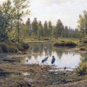 Шишкин Иван. Болото. Полесье (1890)