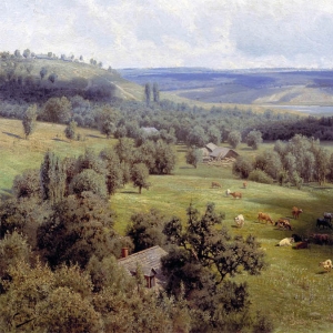 Сергеев Николай. Летний пейзаж (1891)
