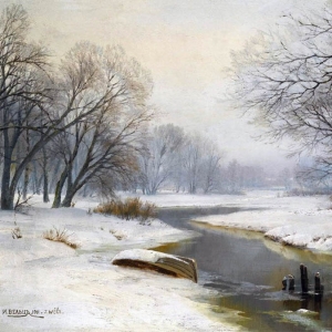 Вельц Иван. Зимний пейзаж (1911)