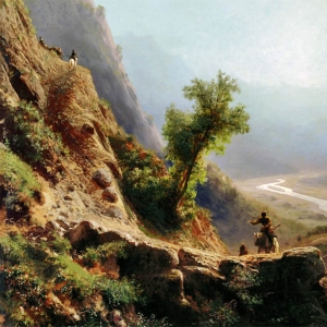 Лагорио Лев. В горах Кавказа (1879)