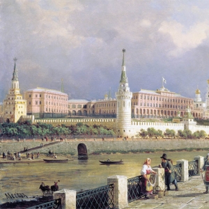 Верещагин Петр. Вид Московского кремля (1879)