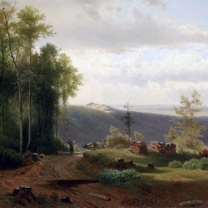 Хольцер Йозеф. Сцена из Венского леса (1876)