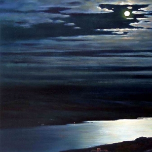 Куинджи Архип. Лунная ночь на Днепре (1880)