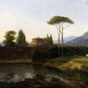 Дени Симон. Пейзаж с холмами Альбан и Монте-Каво (1797)