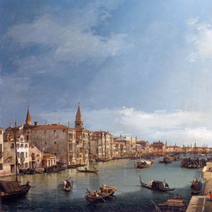 Каналетто Антонио. У входа в Гранд Канал (1744)