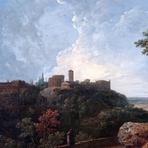 Ричард Уилсон. Тиволи. Храм Сивиллы и Кампанья (1765)