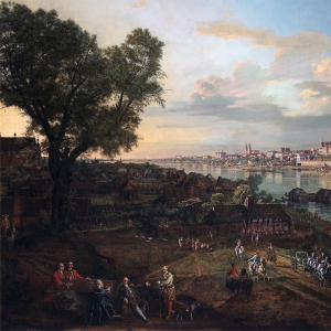 Белотто Бернардо. Вид на Варшаву из Праги (1770)