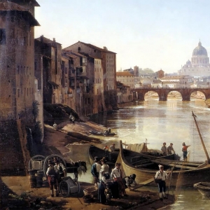 Щедрин Сильвестр. Новый Рим. Замок святого Ангела (1823-1825)