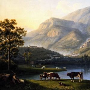 Хаккерт Якоб Филипп. Пейзаж с видом на Итри (1788)