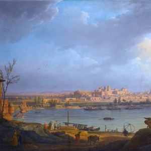 Верне Клод Жозеф. Вид Авиньона с правого берега Роны (1757)
