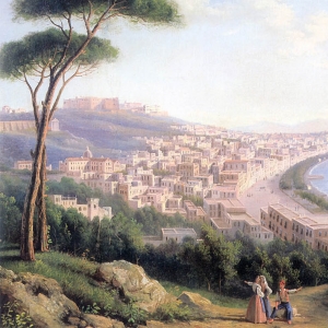 Щедрин Сильвестр. Вид на Неаполь с дороги в Позилиппо (1829)