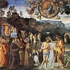 Пьетро Перуджино - Крещение Христа