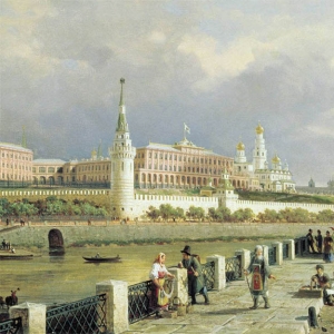 Верещагин, Вид московского кремля