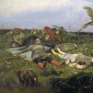 Виктор Васнецов.После побоища Игоря Святославича с половцами, 1880
