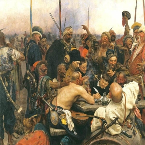 Илья Репин. Запорожские казаки пишут письмо турецкому хану