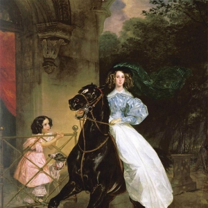 Брюллов Карл Павлович Всадница. 1832