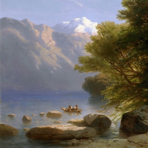 Калам Александр. Озеро Тун (1854)