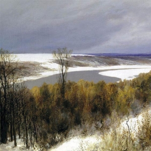 Поленов Василий. Ранний снег (1891)
