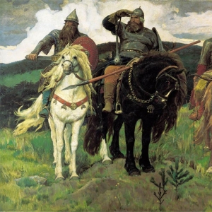 Васнецов Виктор Михайлович Богатыри . 1898