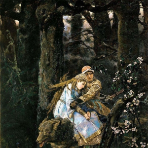 Васнецов Виктор Михайлович Иван Царевич на сером волке. 1889