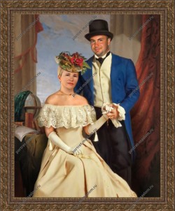 Dorogoy podarok na svadbu ot kompanii Portret maslom.ru