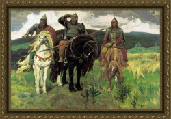 Картина Васнецова "Богатыри"