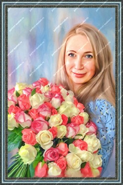 Портрет в подарок. Компания Portret-maslom.ru Ручная работа. Высочайшее качество. Звони: 89161719004