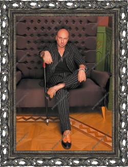 ВИП подарок - портрет маслом - Дмитрию Нагиеву на 50-летие от компании Portret-maslom.ru