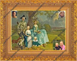 Семейный портрет лучший способ украсить дом от компании Portret maslom.ru